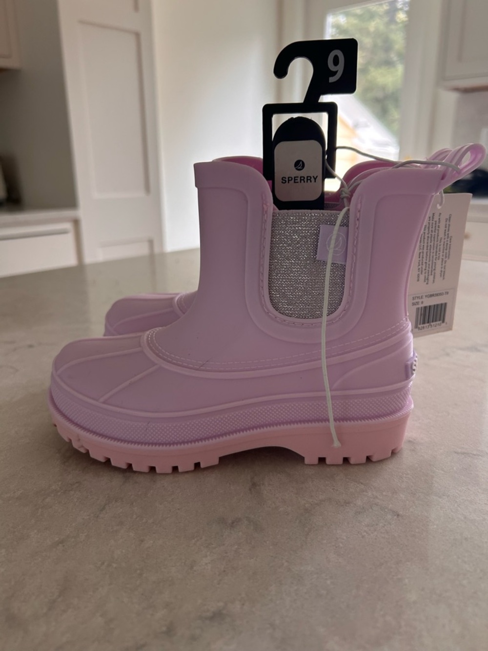 Sperry Kids Light Pink Chelsea Rain Boots